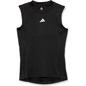 adidas Boys' Moisture Wicking Techfit Compression Shirt Sleeveless
