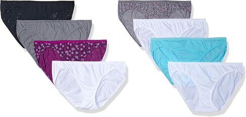 Hanes 6-Pack No Ride Up Cotton Bikini (Bonus +2) in Kuwait