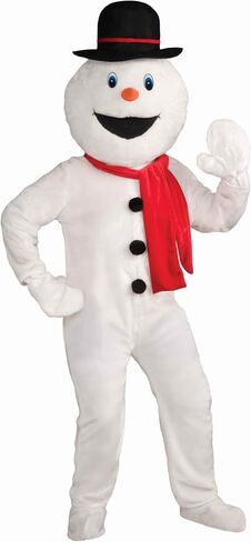زي رجالي فاخر من مستحضر الثلج من فورم نوفلتيز - Deluxe Snowman Mascot Costume One Size in Saudi Arabia