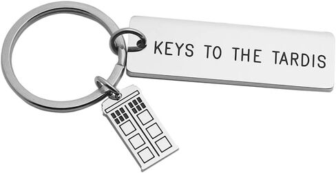 JINGMRUO Doctor Who مفاتيح المجوهرات لسوار Tardis أو سلسلة المفاتيح مع صندوق الشرطة هدية ساحرة له هدية أفضل صديق لها in Kuwait