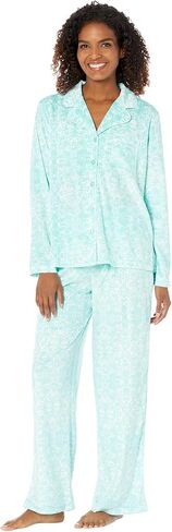 Karen Neuburger Women's Long Sleeve Minky Fleece Girlfriend Pj Set with Socks in Kuwait