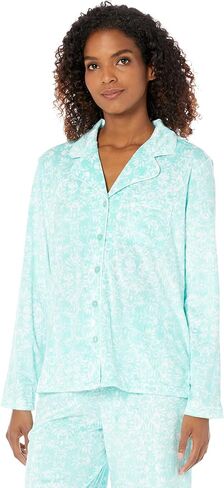 Karen Neuburger Women's Long Sleeve Minky Fleece Girlfriend Pj Set with Socks in Kuwait