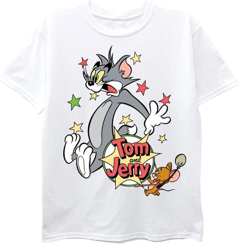 قمصان Tom & Jerry Battle للأولاد - قطعتان من تي شيرتات Tom and Jerry الكرتونية - جميعها ورسومات in Kuwait