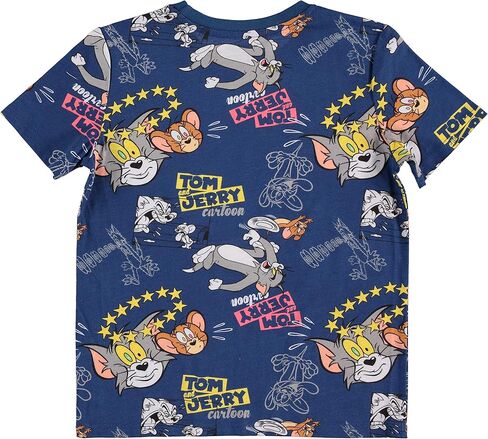 قمصان Tom & Jerry Battle للأولاد - قطعتان من تي شيرتات Tom and Jerry الكرتونية - جميعها ورسومات in Kuwait