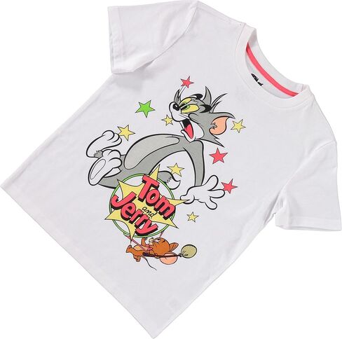 قمصان Tom & Jerry Battle للأولاد - قطعتان من تي شيرتات Tom and Jerry الكرتونية - جميعها ورسومات in Kuwait