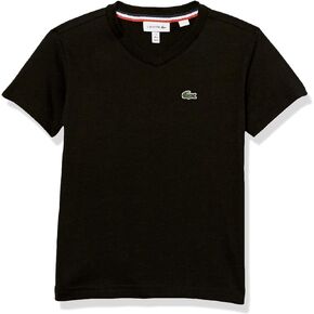 Lacoste Boys' V-Neck Cotton T-Shirt in Saudi Arabia