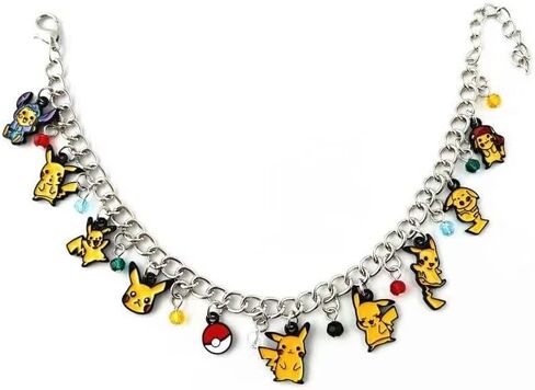 RHXWFDG Anime Cartoon Bracelet Charm, Environmental Zinc Alloy Hand Chain Bracelets, Anime Gifts Charm Chain for Boys, Girls and Women in Kuwait