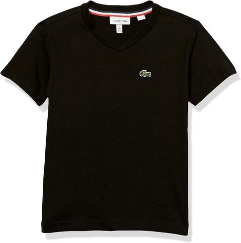 Lacoste Boys' V-Neck Cotton T-Shirt in Saudi Arabia