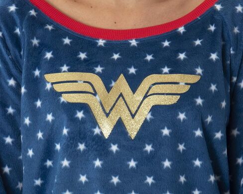 طقم بيجامة وقميص وسروال طويل الأكمام من DC Comics Wonder Woman للصغار in Kuwait