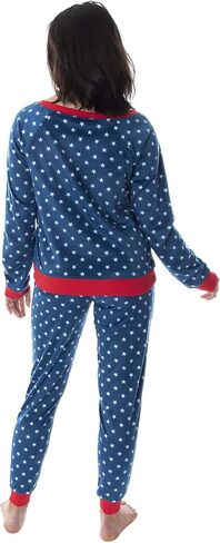 طقم بيجامة وقميص وسروال طويل الأكمام من DC Comics Wonder Woman للصغار in Kuwait