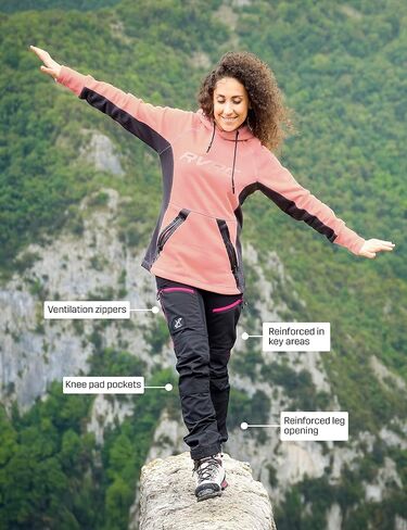 RevolutionRace Women’s GP Pro Pants, Durable and Ventilated Pants for All Outdoor Activities in Saudi Arabia