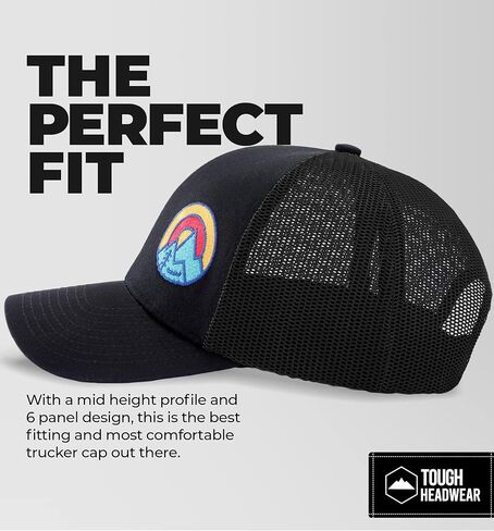 قبعات أغطية الرأس القوية للرجال - قبعة سائقي الشاحنات للرجال - قبعات شبكية للرجال - قبعات Snap Back للرجال - قبعات سائقي الشاحنات مطرزة وشارة in Kuwait