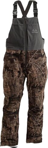 Realtree Men's Edge/Timber Camo Hunting Insulated Waterproof Windproof Breathable Midweight Super Warm Bibs Coveralls in Saudi Arabia