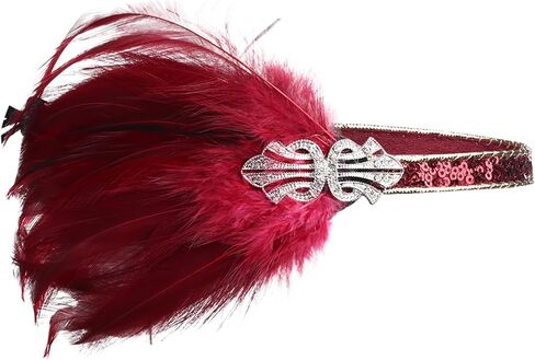 مجموعة إكسسوارات أزياء BABEYOND 1920s من BABEYOND إكسسوارات أزياء غاتسبي 20s عصابة رأس من اللؤلؤ وقلادة من اللؤلؤ حامل قفازات in Kuwait