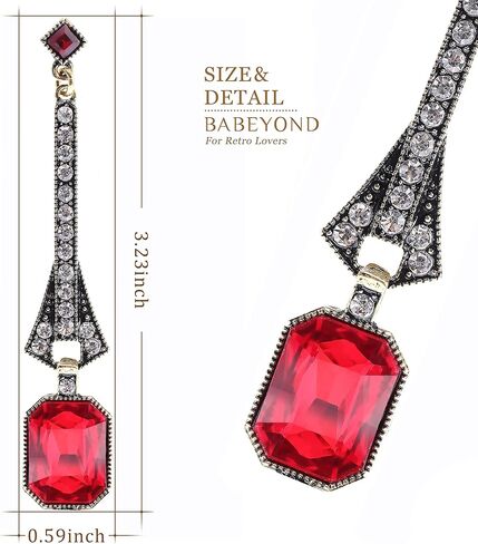 مجموعة إكسسوارات أزياء BABEYOND 1920s من BABEYOND إكسسوارات أزياء غاتسبي 20s عصابة رأس من اللؤلؤ وقلادة من اللؤلؤ حامل قفازات in Kuwait