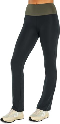 Bally Total Fitness Women's Colorblock High Rise Flare Pant in Kuwait