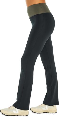 Bally Total Fitness Women's Colorblock High Rise Flare Pant in Kuwait