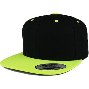 Trendy Apparel Shop Flexfit Brand Premium Two Tone Classic Flatbill Snapback Cap