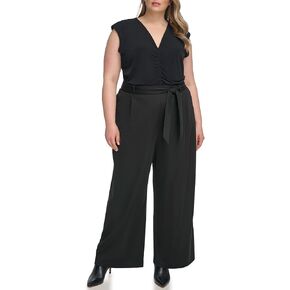Calvin Klein Women's Pleated Pant with Belt in Kuwait