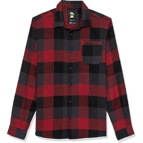 Quiksilver Boy's Motherfly Youth Nutton Up Flannel Shirt in Kuwait