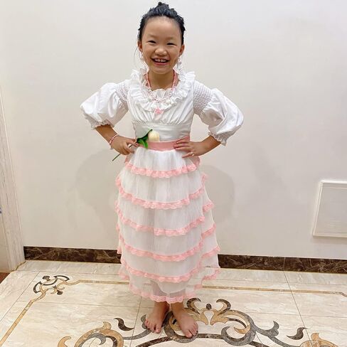 Zalongye ذا ليتل ميرميد 2023 فستان أزرق للفتيات لحفلات الهالوين حورية البحر الصغيرة الأميرة زي فستان الأرض in Kuwait