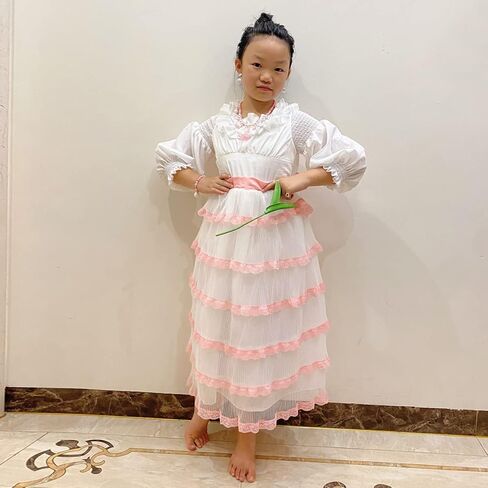 Zalongye ذا ليتل ميرميد 2023 فستان أزرق للفتيات لحفلات الهالوين حورية البحر الصغيرة الأميرة زي فستان الأرض in Kuwait