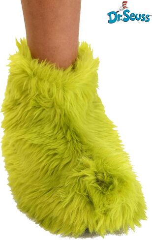 elope Dr. Seuss The Grinch Costume Fur Feet for Kids Standard in Kuwait