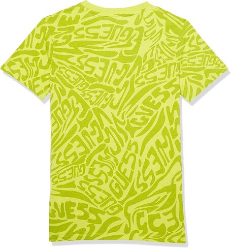 GUESS Boys' Organic Cotton Embroidered Logo T-Shirt in Saudi Arabia