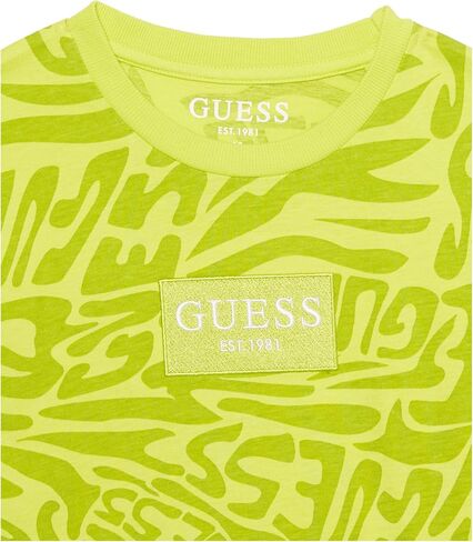 GUESS Boys' Organic Cotton Embroidered Logo T-Shirt in Saudi Arabia