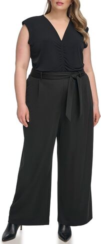 Calvin Klein Women's Pleated Pant with Belt in Saudi Arabia