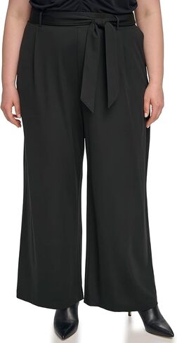 Calvin Klein Women's Pleated Pant with Belt in Saudi Arabia