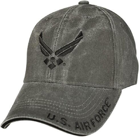 EAGLE CREST U.S. Air Force Hap Arnold Wings Washed Black Baseball Cap One Size in Saudi Arabia
