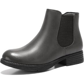 Bacia Womens Ankle Boots with Zipper Fashion Chelsea Boots Comfort Low Heel Booties