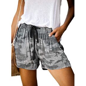 SHETARI Womens Comfy Shorts Drawstring Elastic Waist Pocketed Shorts Casual Summer Shorts for Women in Saudi Arabia