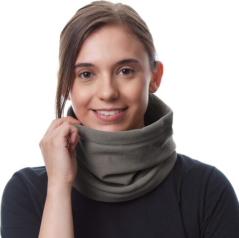 PODALOA 12 Pieces Fleece Neck Warmer For Women Men, Winter Neck Gaiter Skiing Windproof Face Scarf Covering in Kuwait