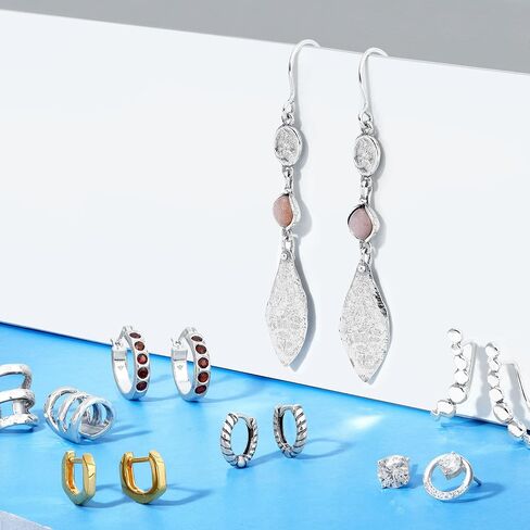 Silpada 'Soleil' Twisted Hoop Earrings in Sterling Silver in Saudi Arabia