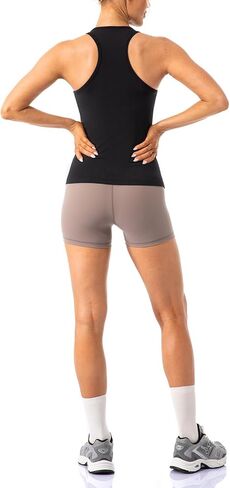 Ukaste Women's Studio Essential Racerback Tank Top Crew Neck Workout Yoga Tops in Kuwait