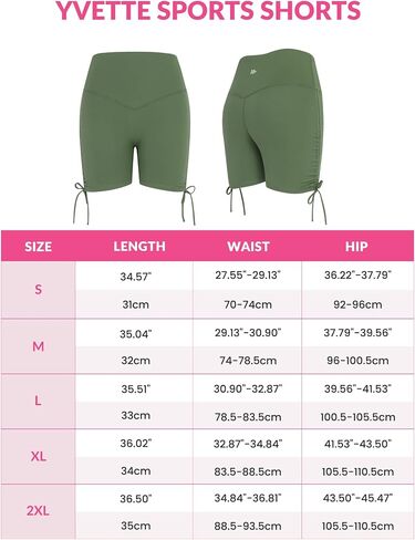 Yvette Lace Up Yoga Shorts for Women Stretch Gym Workout Booty Shorts Tummy Control with Drawstring Fitness Running in Saudi Arabia