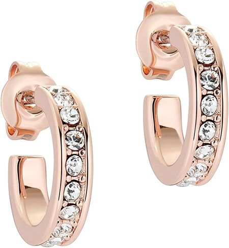 Ted Baker Seenita Nano Hoop Huggie Earrings - Rose Gold, Gold or Silver Tone Options in Kuwait