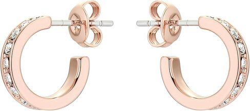 Ted Baker Seenita Nano Hoop Huggie Earrings - Rose Gold, Gold or Silver Tone Options in Kuwait