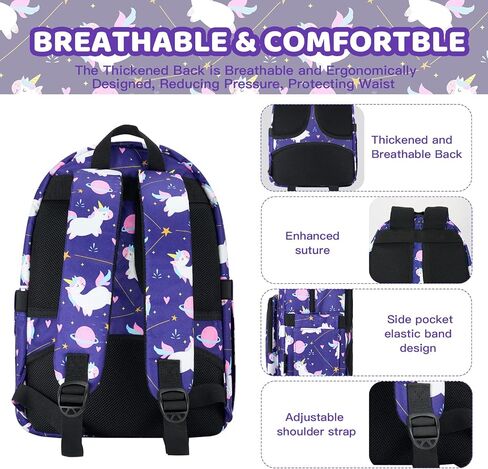 حقائب ظهر للأطفال من جويهيل، حقيبة ظهر لطيفة خفيفة الوزن مقاومة للماء لمرحلة ما قبل المدرسة، أشرطة كتف قابلة للتعديل للأولاد والبنات in Kuwait