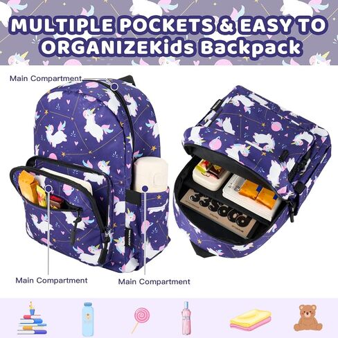 حقائب ظهر للأطفال من جويهيل، حقيبة ظهر لطيفة خفيفة الوزن مقاومة للماء لمرحلة ما قبل المدرسة، أشرطة كتف قابلة للتعديل للأولاد والبنات in Kuwait