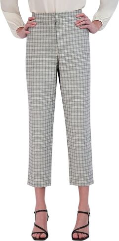 BCBGeneration Women's Straight Leg Cropped Pant Waistband Side Slit Pockets Tapered Trouser in Saudi Arabia