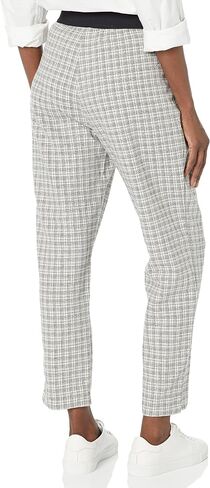 BCBGeneration Women's Straight Leg Cropped Pant Waistband Side Slit Pockets Tapered Trouser in Saudi Arabia