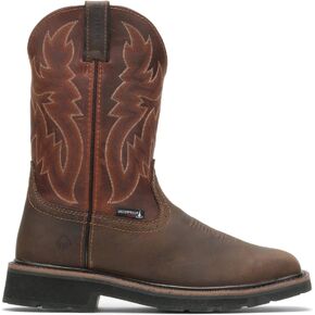Wolverine Men's Rancher Wpf Steel Toe Wellington Work Boot, Rust/Brown, 8.5 M US