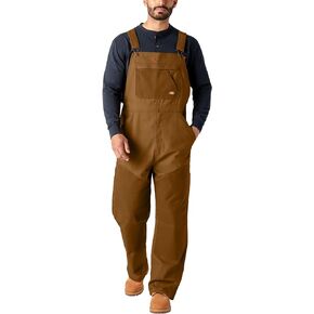 Dickies Mens Tradebuilt Wax Coated Canvas Double Front Bib