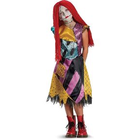 Disguise Disney Sally Nightmare Before Christmas Deluxe Girls' Costume, S (4-6x)