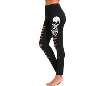 Valentine's Day Women's Leggings Stretch Full Length Red Heart Print Tights Workout Pants