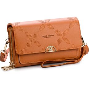 PAULO SERINI® Crossbody bag for Women - Phone Wallet Clutch Handbag - Women’s Wristlet Purses - Birthday Gifts for Women