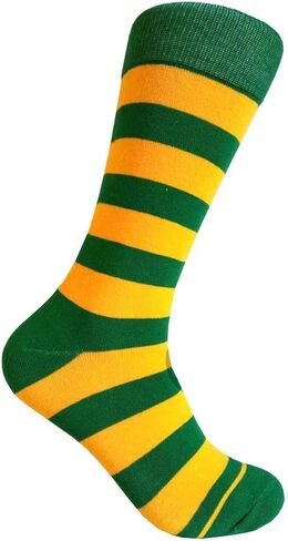 Triple M Plus Men's Mid Calf Green Dress socks,One size fits most men; Sock Size 10-13. in Saudi Arabia